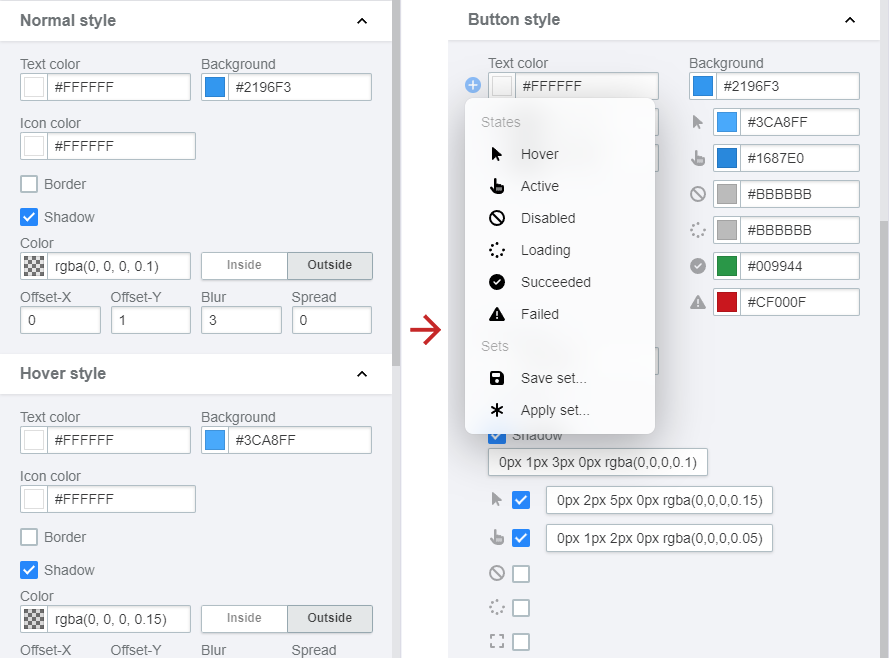 Configurator States