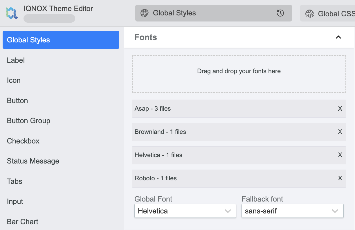 Font uploader