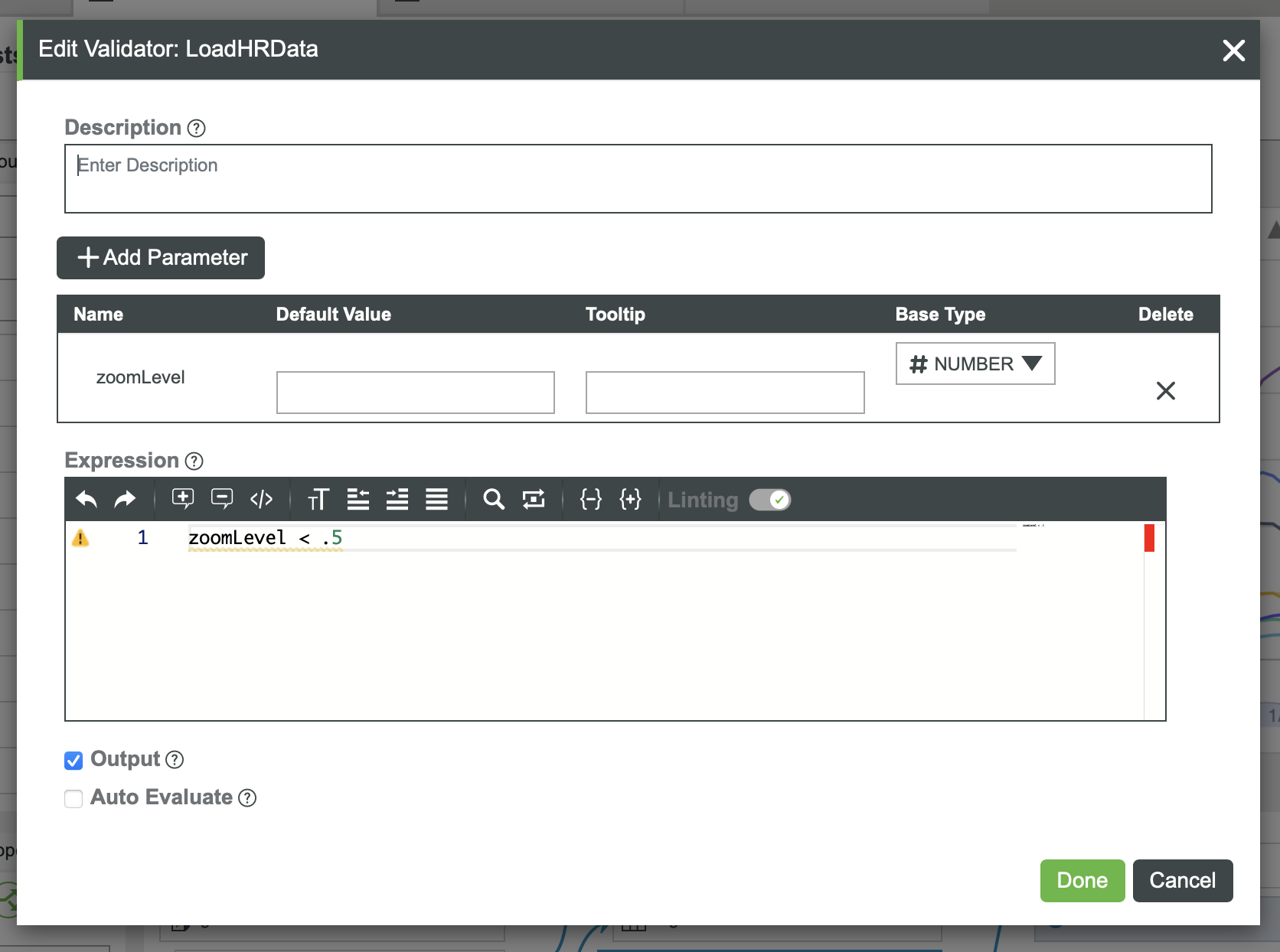Validator Example